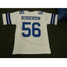 Dallas Cowboys #56 Hollywood Henderson White Throwback Jersey