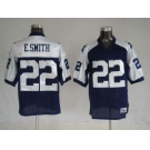 nfl dallas cowboys #22 e.smith thanksgiving blue