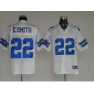 nfl dallas cowboys #22 e.smith white