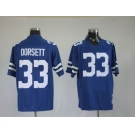 nfl dallas cowboys #33 dorsett m&n blue