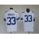 nfl dallas cowboys #33 dorsett m&n white