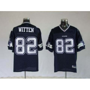 nfl dallas cowboys #82 witten blue