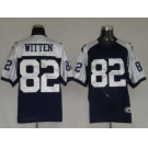 nfl dallas cowboys #82 witten thanksgiving blue