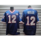 nfl buffalo bills #12 kelly throwback blue