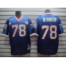 nfl buffalo bills ##78 b.smith throwback blue