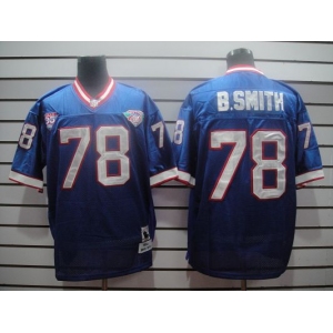 nfl buffalo bills ##78 b.smith throwback blue