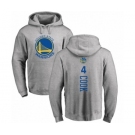 NBA Nike Golden State Warriors #4 Quinn Cook Ash Backer Pullover Hoodie