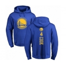 NBA Nike Golden State Warriors #4 Quinn Cook Royal Blue Backer Pullover Hoodie