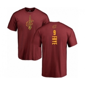 NBA Nike Cleveland Cavaliers #9 Channing Frye Maroon Backer T-Shirt