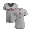 NBA Women's Nike Cleveland Cavaliers #2 Collin Sexton Ash Backer T-Shirt