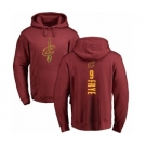 NBA Nike Cleveland Cavaliers #9 Channing Frye Maroon Backer Pullover Hoodie