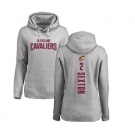 NBA Women's Nike Cleveland Cavaliers #2 Collin Sexton Ash Backer Pullover Hoodie