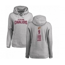 NBA Women's Nike Cleveland Cavaliers #9 Channing Frye Ash Backer Pullover Hoodie