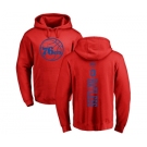 NBA Nike Philadelphia 76ers #0 Jerryd Bayless Red One Color Backer Pullover Hoodie