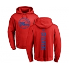 NBA Nike Philadelphia 76ers #53 Darryl Dawkins Red One Color Backer Pullover Hoodie