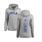 NBA Women's Nike Philadelphia 76ers #7 Timothe Luwawu Ash Backer Pullover Hoodie