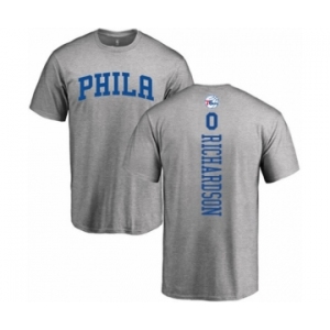 Basketball Philadelphia 76ers #0 Josh Richardson Ash Backer T-Shirt