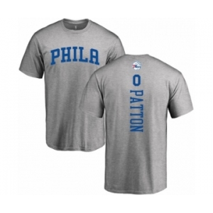 NBA Nike Philadelphia 76ers #0 Justin Patton Ash Backer T-Shirt