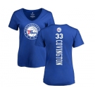 NBA Women's Nike Philadelphia 76ers #33 Robert Covington Royal Blue Backer T-Shirt