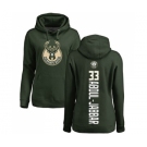 NBA Women's Nike Milwaukee Bucks #33 Kareem Abdul-Jabbar Green Backer Pullover Hoodie