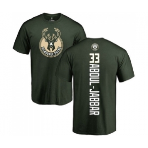 NBA Nike Milwaukee Bucks #33 Kareem Abdul-Jabbar Green Backer T-Shirt