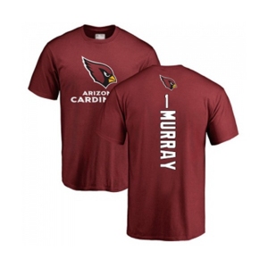 Football Arizona Cardinals #1 Kyler Murray Maroon Backer T-Shirt