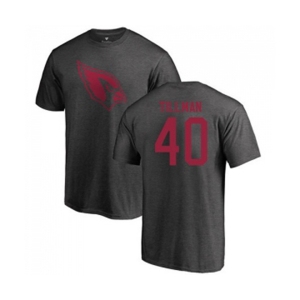 Football Arizona Cardinals #40 Pat Tillman Ash One Color T-Shirt