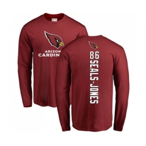 NFL Nike Arizona Cardinals #86 Ricky Seals-Jones Maroon Backer Long Sleeve T-Shirt