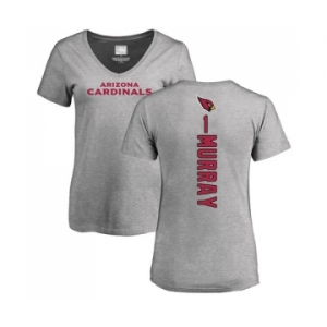 Football Women's Arizona Cardinals #1 Kyler Murray Ash Backer V-Neck T-Shirt