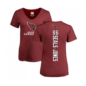 NFL Women's Nike Arizona Cardinals #86 Ricky Seals-Jones Maroon Backer T-Shirt