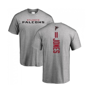 Football Atlanta Falcons #11 Julio Jones Ash Backer T-Shirt