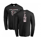 Football Atlanta Falcons #2 Matt Ryan Black Backer Long Sleeve T-Shirt
