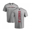 Football Atlanta Falcons #44 Vic Beasley Ash Backer T-Shirt