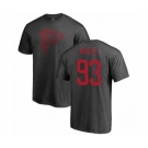 Football Atlanta Falcons #93 Allen Bailey Ash One Color T-Shirt