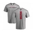 Football Atlanta Falcons #96 Tyeler Davison Ash Backer T-Shirt