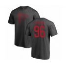 Football Atlanta Falcons #96 Tyeler Davison Ash One Color T-Shirt