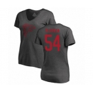 Football Women's Atlanta Falcons #54 Foye Oluokun Ash One Color T-Shirt