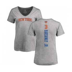 NBA Women's Nike New York Knicks #3 Tim Hardaway Jr. Ash Backer T-Shirt