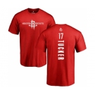 NBA Nike Houston Rockets #17 PJ Tucker Red Backer T-Shirt