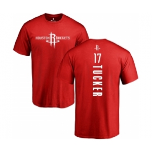 NBA Nike Houston Rockets #17 PJ Tucker Red Backer T-Shirt