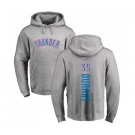 NBA Nike Oklahoma City Thunder #35 Kevin Durant Ash Backer Pullover Hoodie