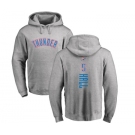 NBA Nike Oklahoma City Thunder #5 Devon Hall Ash Backer Pullover Hoodie