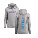 NBA Women's Nike Oklahoma City Thunder #15 Kyle Singler Ash Backer Pullover Hoodie