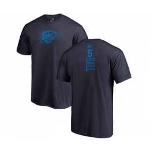 NBA Nike Oklahoma City Thunder #5 Devon Hall Navy Blue One Color Backer T-Shirt