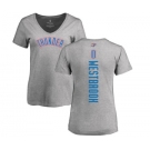 NBA Women's Nike Oklahoma City Thunder #0 Russell Westbrook Ash Backer T-Shirt