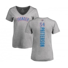 NBA Women's Nike Oklahoma City Thunder #54 Patrick Patterson Ash Backer T-Shirt