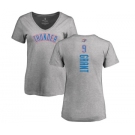 NBA Women's Nike Oklahoma City Thunder #9 Jerami Grant Ash Backer T-Shirt