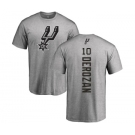NBA Nike San Antonio Spurs #10 DeMar DeRozan Ash Backer T-Shirt