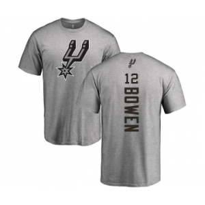 NBA Nike San Antonio Spurs #12 Bruce Bowen Ash Backer T-Shirt