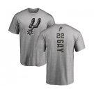 NBA Nike San Antonio Spurs #22 Rudy Gay Ash Backer T-Shirt